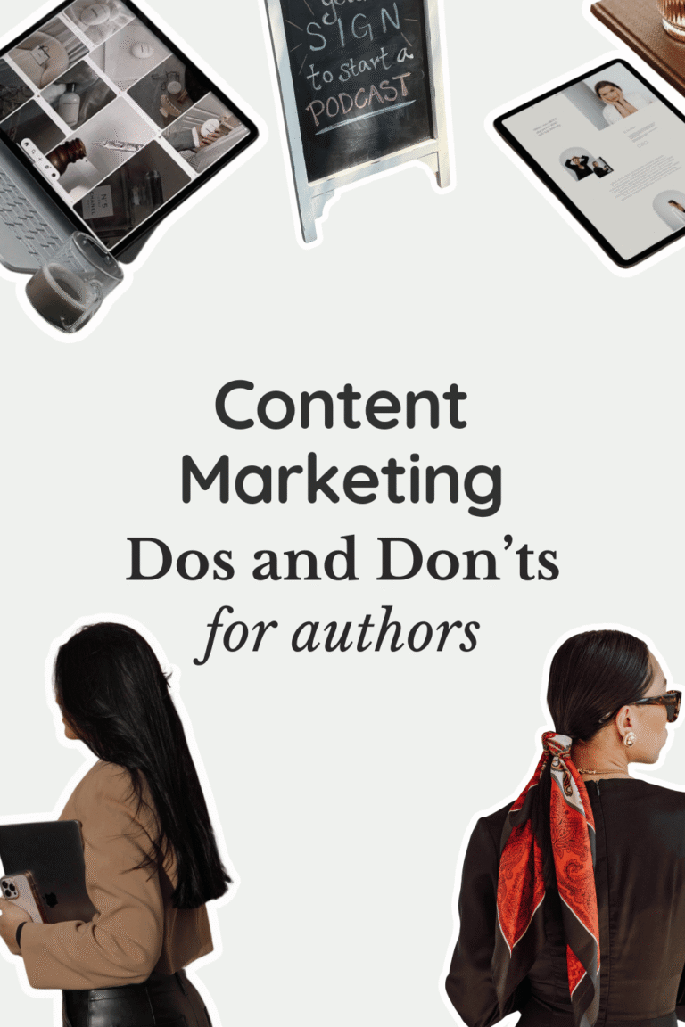 Content marketing strategies for self-published authors