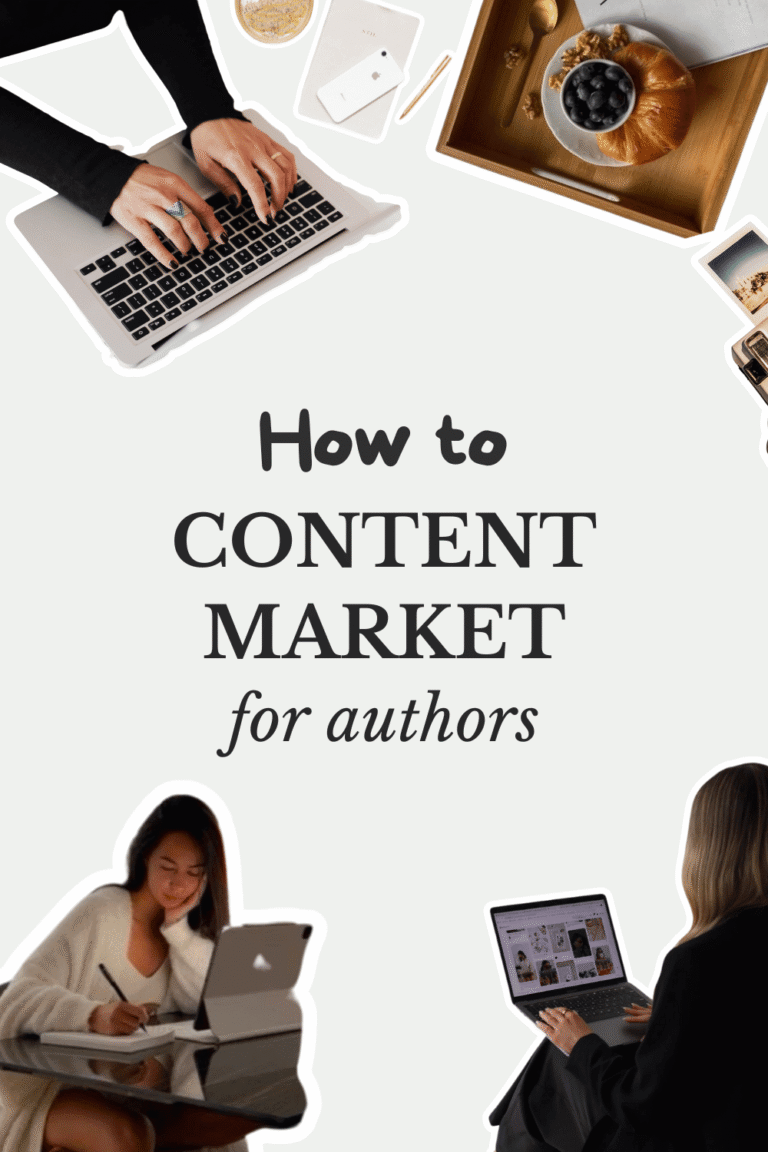 Content marketing for self-published authors