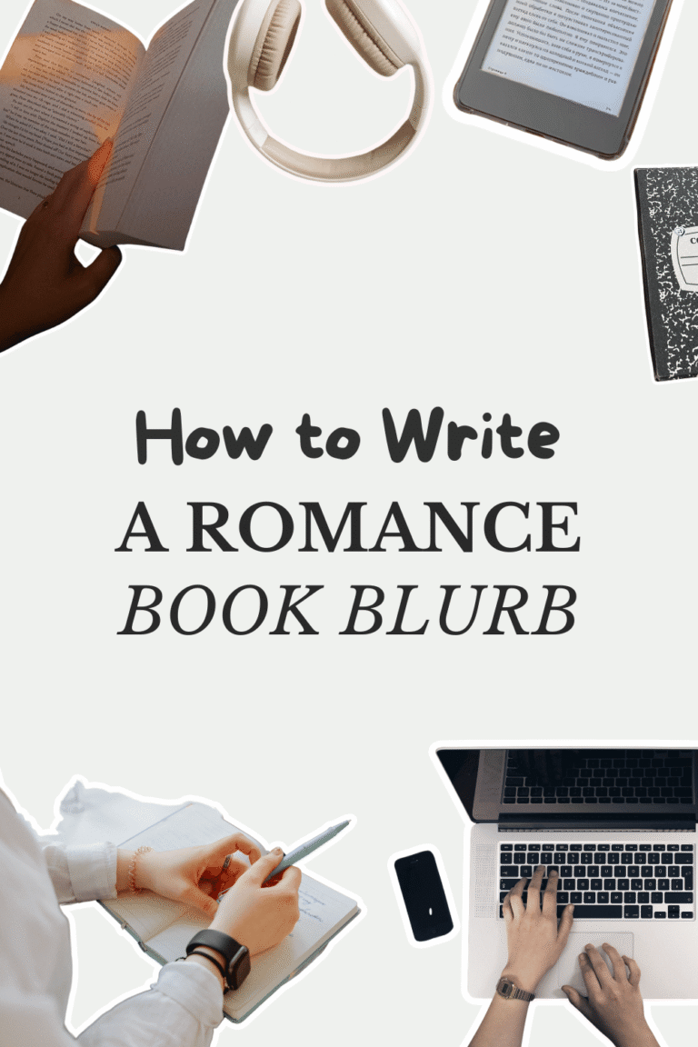 How to write a romance book blurb for self-published romance authors